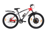Kross Maximus Plus 26T Steel Single Speed Mountain Bike with Front & Rear Disc Brakes (26x2.40T, Red Alloy Rims) (Copy)